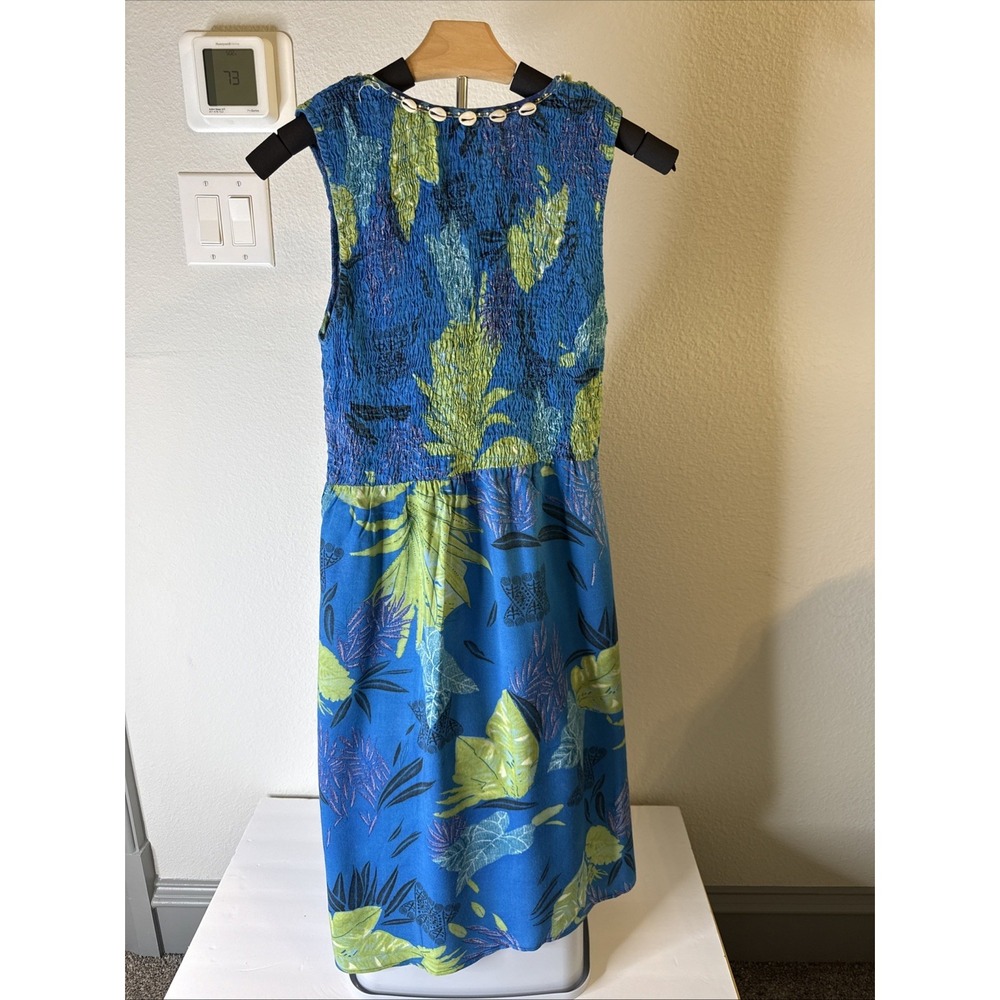 Mix Nouveau‎ Women's Dress Tropical Print with Shell Detail Size M - Picture 2 of 7